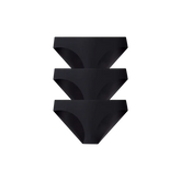 Seamless Bikini 3-Pack | Black Pack