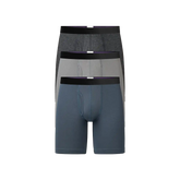 UltraModal™ Core Long Boxer Brief w/ Fly 3-Pack | Grey Tide Pack
