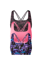 Breathe Strappy Back Bralette 3-Pack | Wild Life Pack