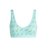 Stretch Cotton V-Neck Bralette | Go Bananas