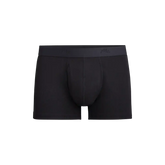 Stretch Cotton Trunk w/ Fly | Black