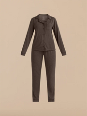 UltraModal™ Long Sleeve PJ Set - Women's | Heather Charcoal