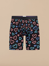 UltraModal™ Core Ball Caddy™ Long Boxer Brief w/ Fly | Electric Hearts 2.0
