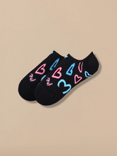 Heritage No Show Sock | Electric Hearts 2.0