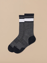 Essential Crew Sock | Grey Stripe