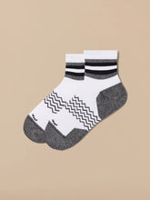 Essential Quarter Sock | White Stripe