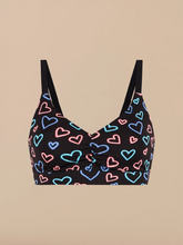 Curvy UltraModal™ FeelFree Ruched Bralette | Electric Hearts 2.0