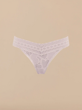All Over Lace V-Front Thong | Iris Hearts