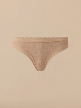 All Over Lace Tanga | Latte Zebra