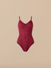 All Over Lace V-Neck Bodysuit | Cabernet Zebra