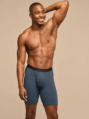 UltraModal™ Core Long Boxer Brief w/ Fly 3-Pack | Grey Tide Pack