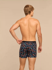 UltraModal™ Core Ball Caddy™ Boxer Brief w/ Fly | Electric Hearts 2.0