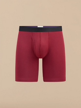 UltraModal™ Core Ball Caddy™ Long Boxer Brief w/ Fly | Cabernet