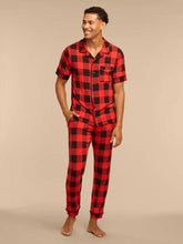 UltraModal™ Short Sleeve Pant PJ Set - Men's | Buffalo Plaid