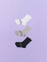Essential Crew Sock 3-Pack | White/Heather Grey/Black Pack
