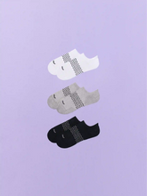 Essential Ankle Sock 3-Pack | White/Heather Grey/Black Pack