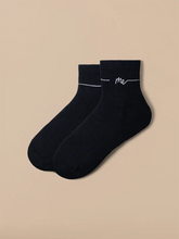 Essential Quarter Sock | Black Logo