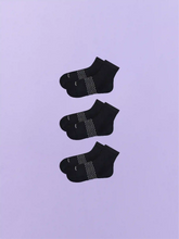 Essential Quarter Sock 3-Pack | Black Pack