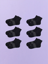 Essential Quarter Sock 6-Pack | Black Pack