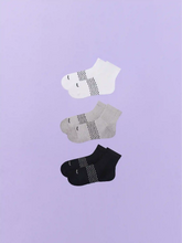 Essential Quarter Sock 3-Pack | White/Heather Grey/Black Pack