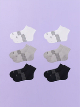 Essential Quarter Sock 6-Pack | White/Heather Grey/Black Pack
