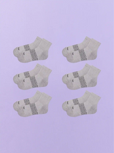 Essential Quarter Sock 6-Pack | Heather Grey Pack