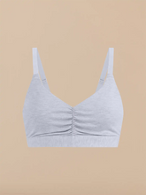 Curvy UltraModal™ FeelFree Ruched Bralette | Heather Grey/Heather Grey