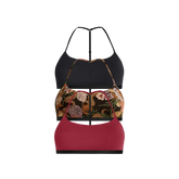 UltraModal™ Core T-Back Bralette 3-Pack | Garden Snake Pack