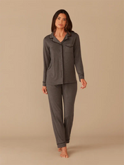 UltraModal™ Long Sleeve PJ Set - Women's | Heather Charcoal