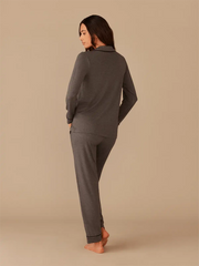 UltraModal™ Long Sleeve PJ Set - Women's | Heather Charcoal