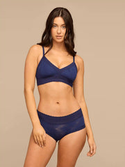 All Over Lace Hipster | Cabernet Zebra