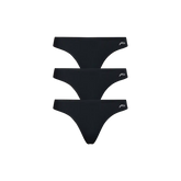 Breathe Thong 3-Pack | Black Pack