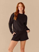Women's Weekend Crew Sweatshirt | Vintage Black