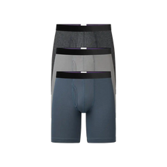 UltraModal™ Core Long Boxer Brief w/ Fly 3-Pack | Grey Tide Pack