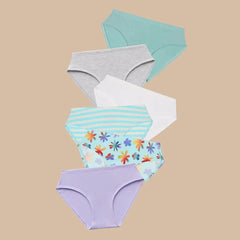 UltraModal™ Kids FeelFree Girls Bikini Brief 6-Pack | Classic Spring Pack