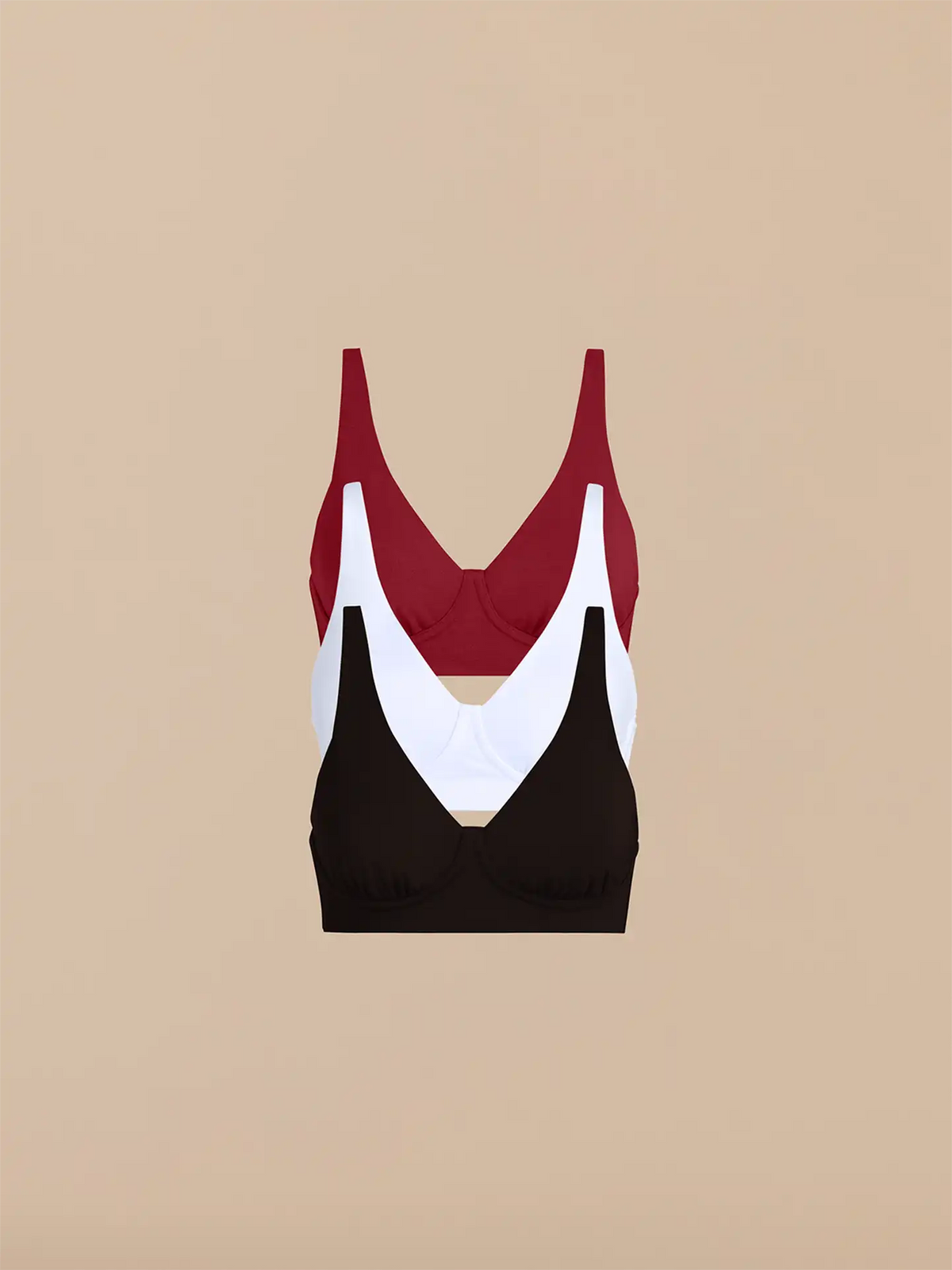 UltraModal™ FeelFree Longline Bralette 3-Pack | Classic Pack