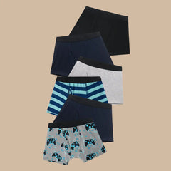 UltraModal™ Kids Core Boys Boxer Brief 6-Pack | Game Night Pack