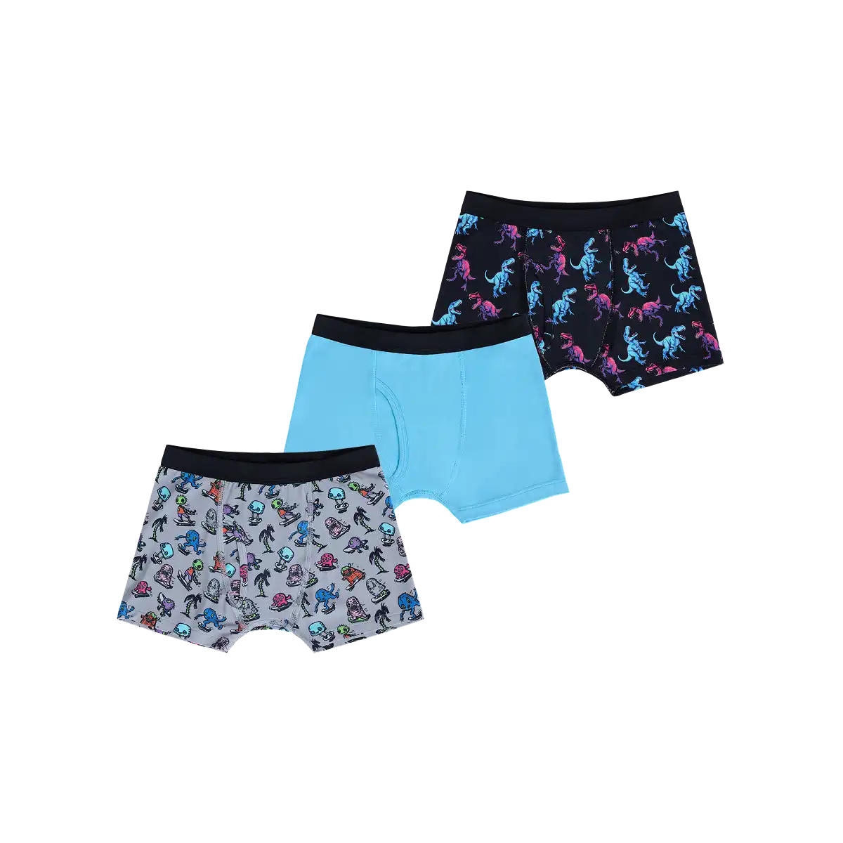 UltraModal™ Kids Core Boys Boxer Brief 3-Pack | Monster Crew