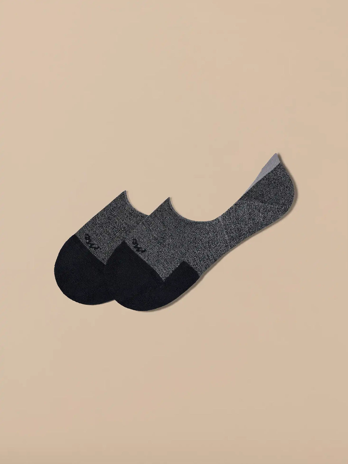 Essential No Show Sock | Grey Stripe
