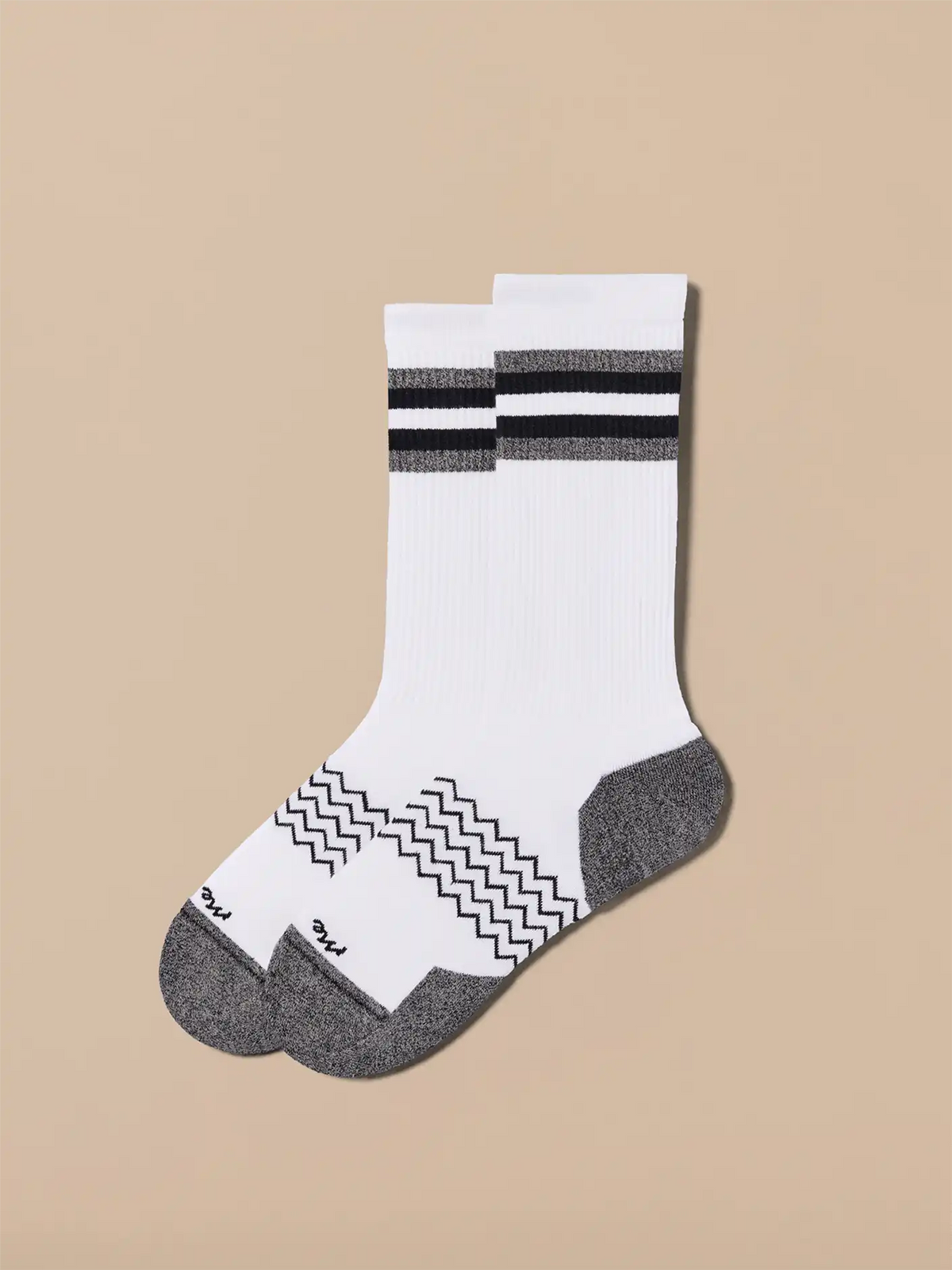 Essential Crew Sock | White Stripe