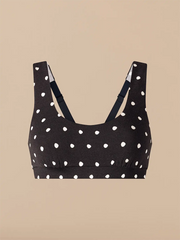 UltraModal™ FeelFree Square Neck Bralette | Polka Dots