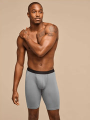 UltraModal™ Core Ball Caddy™ Long Boxer Brief w/ Fly | Rosy Cheeks