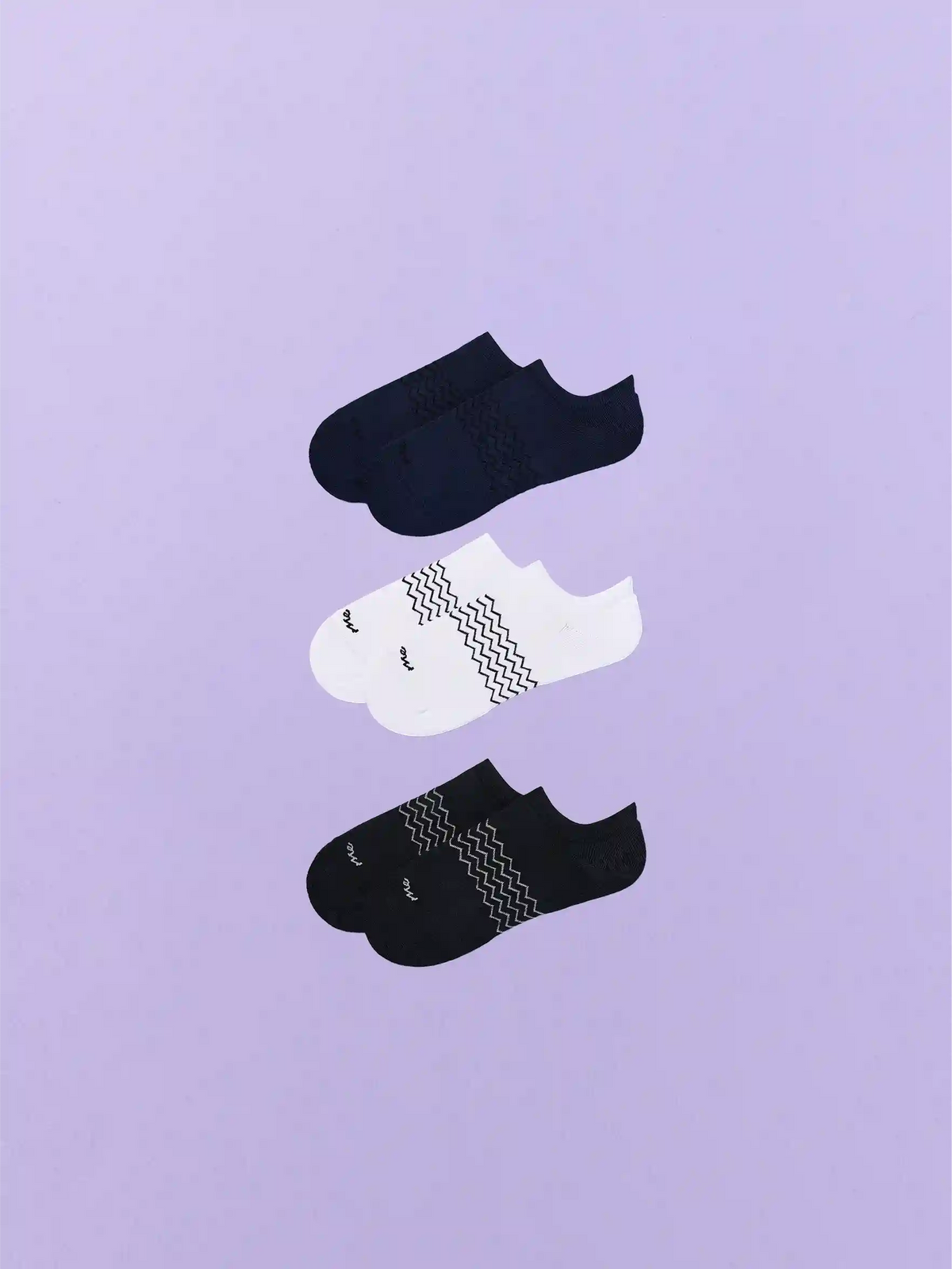 Essential Ankle Sock 3-Pack | White/Dark Sapphire/Black Pack