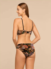 UltraModal™ FeelFree Ruched Bralette with Cups | Garden Snake