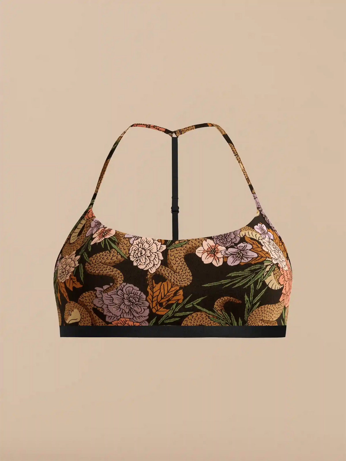 UltraModal™ Core T-Back Bralette | Garden Snake